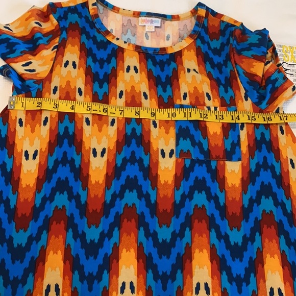 LuLaRoe Carly dress size XXS multicolored - Picture 9 of 12